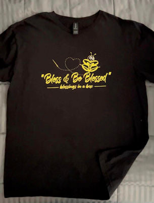 Blessed Logo Tshirt in Black